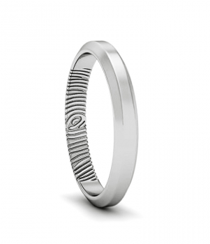 Кольцо с отпечатком пальца (Мод.113)